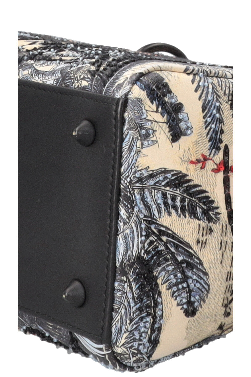 CHRISTIAN DIOR Toile de Jouy Tropicalia Lady Dior Bag Medium Multicolor