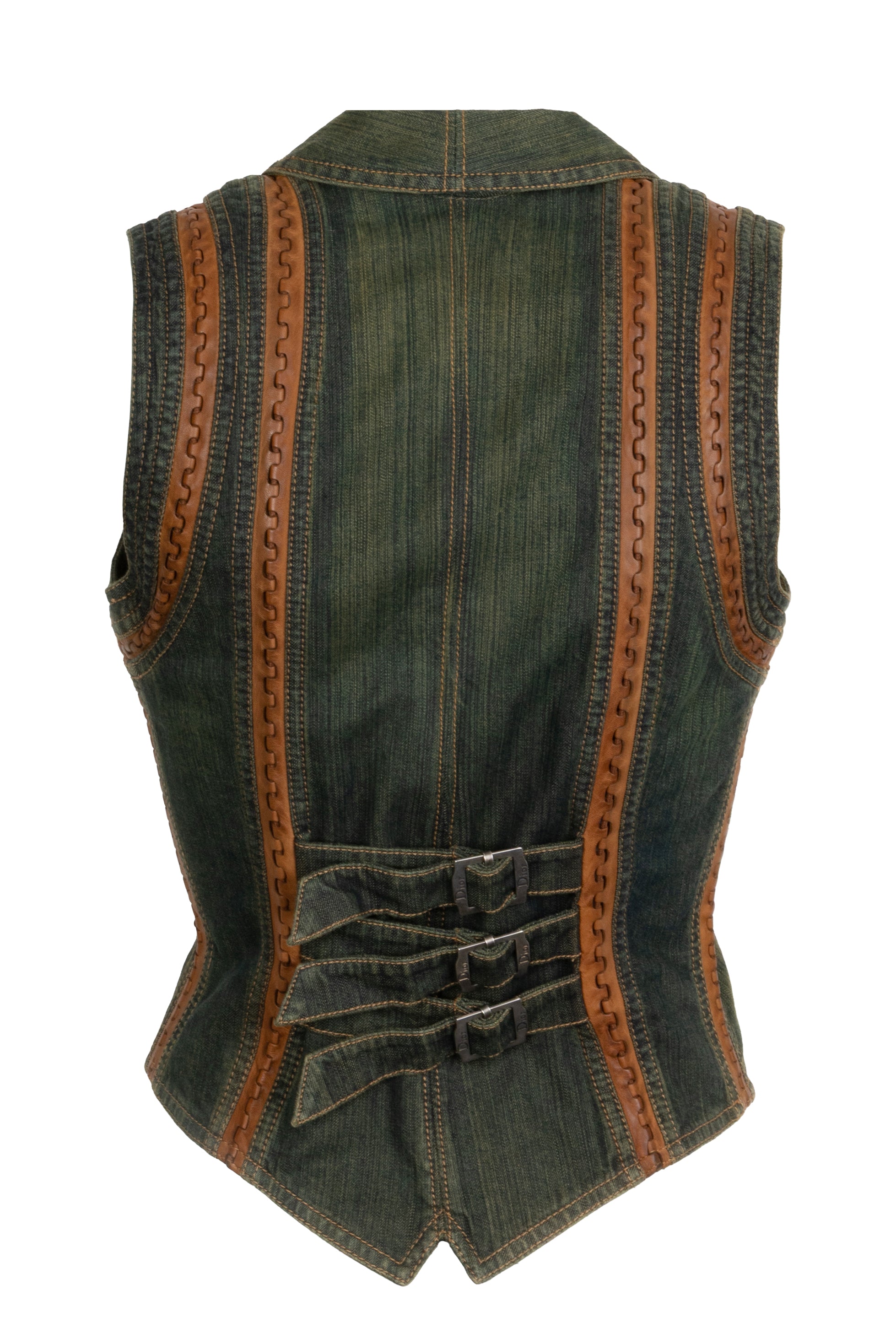 CHRISTIAN DIOR Vest Denim Leather – REAWAKE