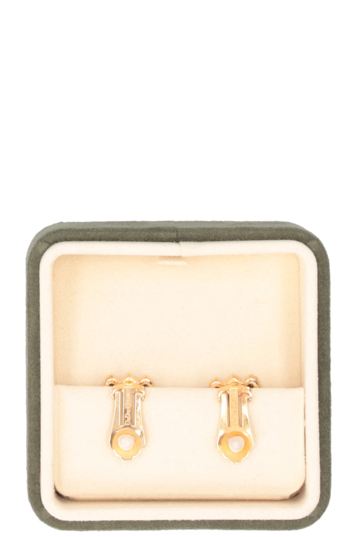 CHRISTIAN DIOR Vintage Rhinestone Ear Clips