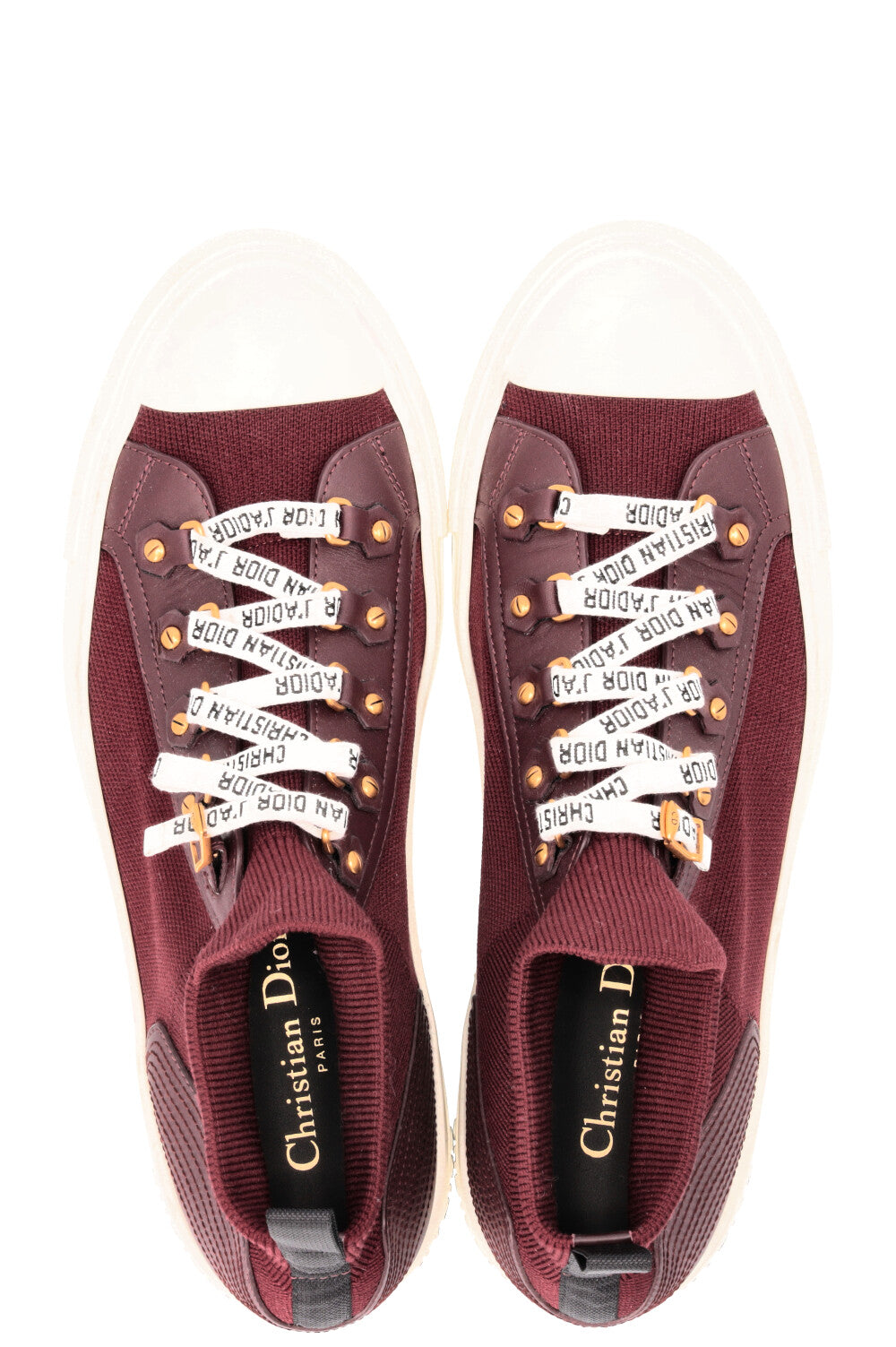 CHRISTIAN DIOR Walk'N'Dior Sneakers Burgundy