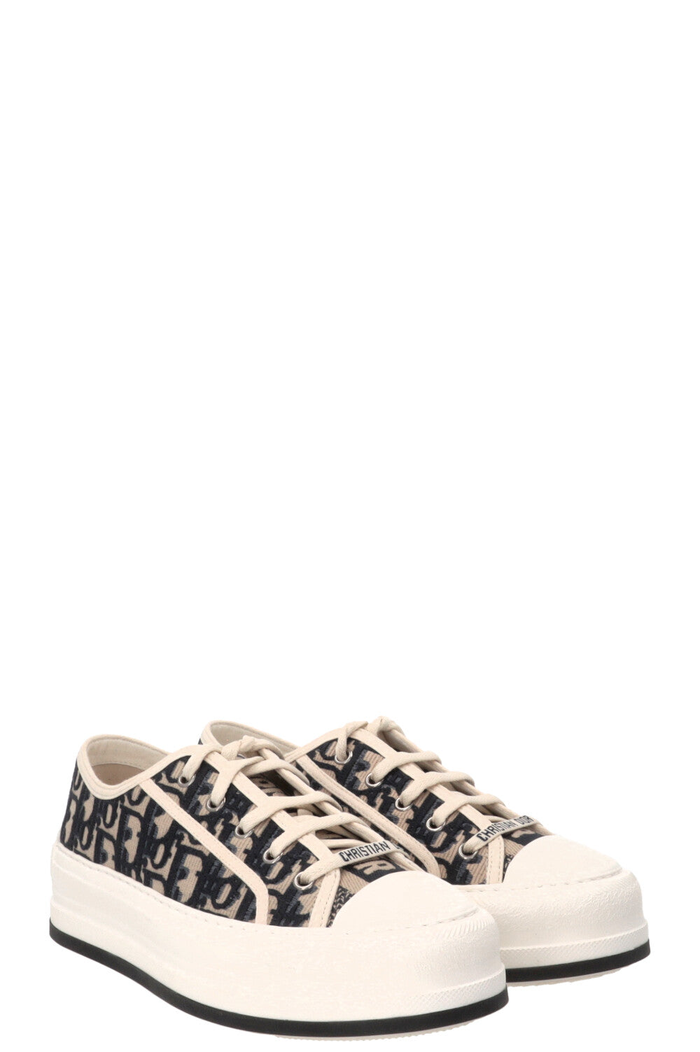 CHRISTIAN DIOR Walk'n Dior Platform Sneakers Oblique Canvas