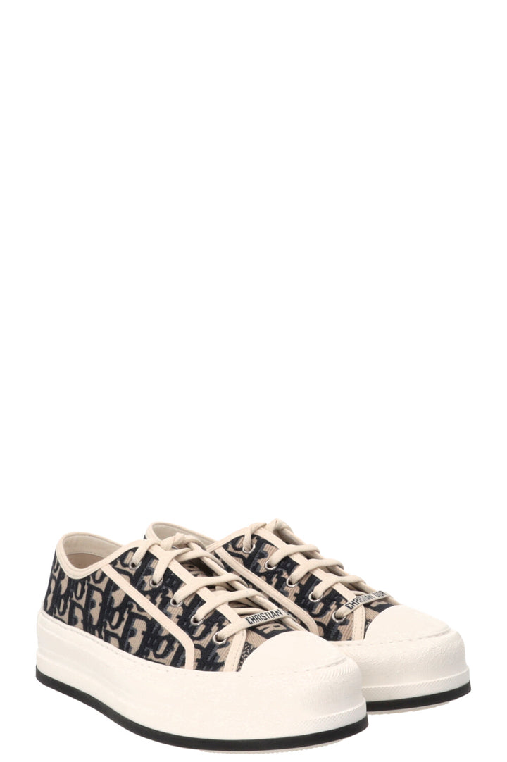 CHRISTIAN DIOR Walk'n Dior Platform Sneakers Oblique Canvas