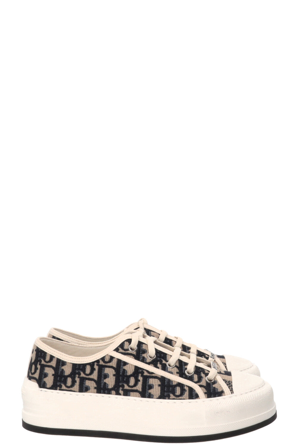 CHRISTIAN DIOR Walk'n Dior Platform Sneakers Oblique Canvas