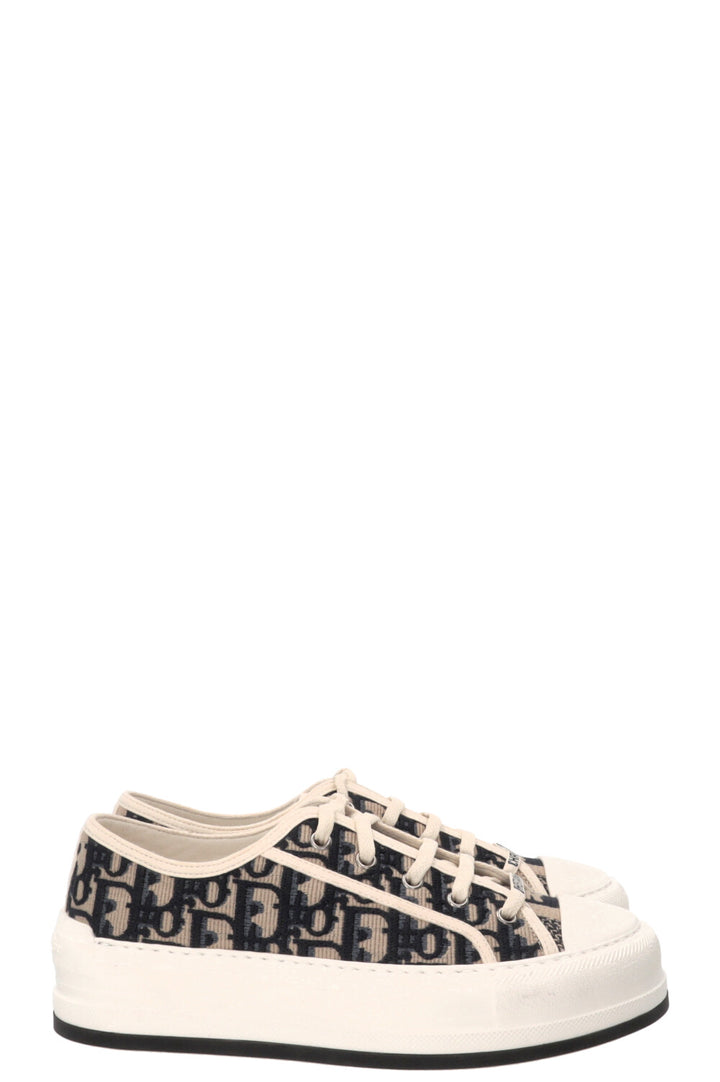 CHRISTIAN DIOR Walk'n Dior Platform Sneakers Oblique Canvas