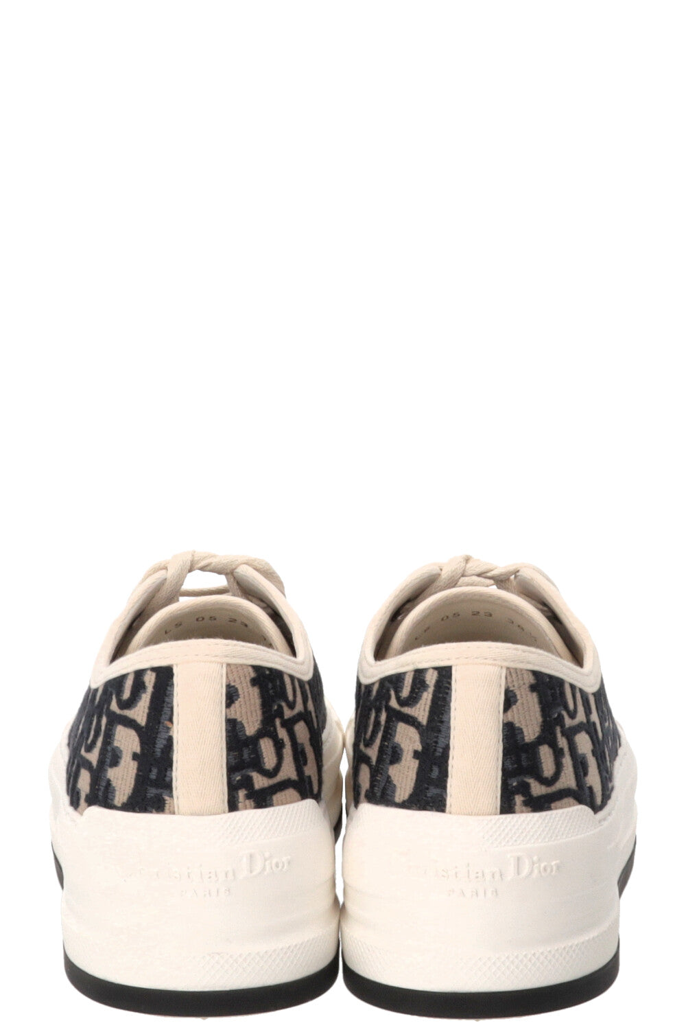 CHRISTIAN DIOR Walk'n Dior Platform Sneakers Oblique Canvas