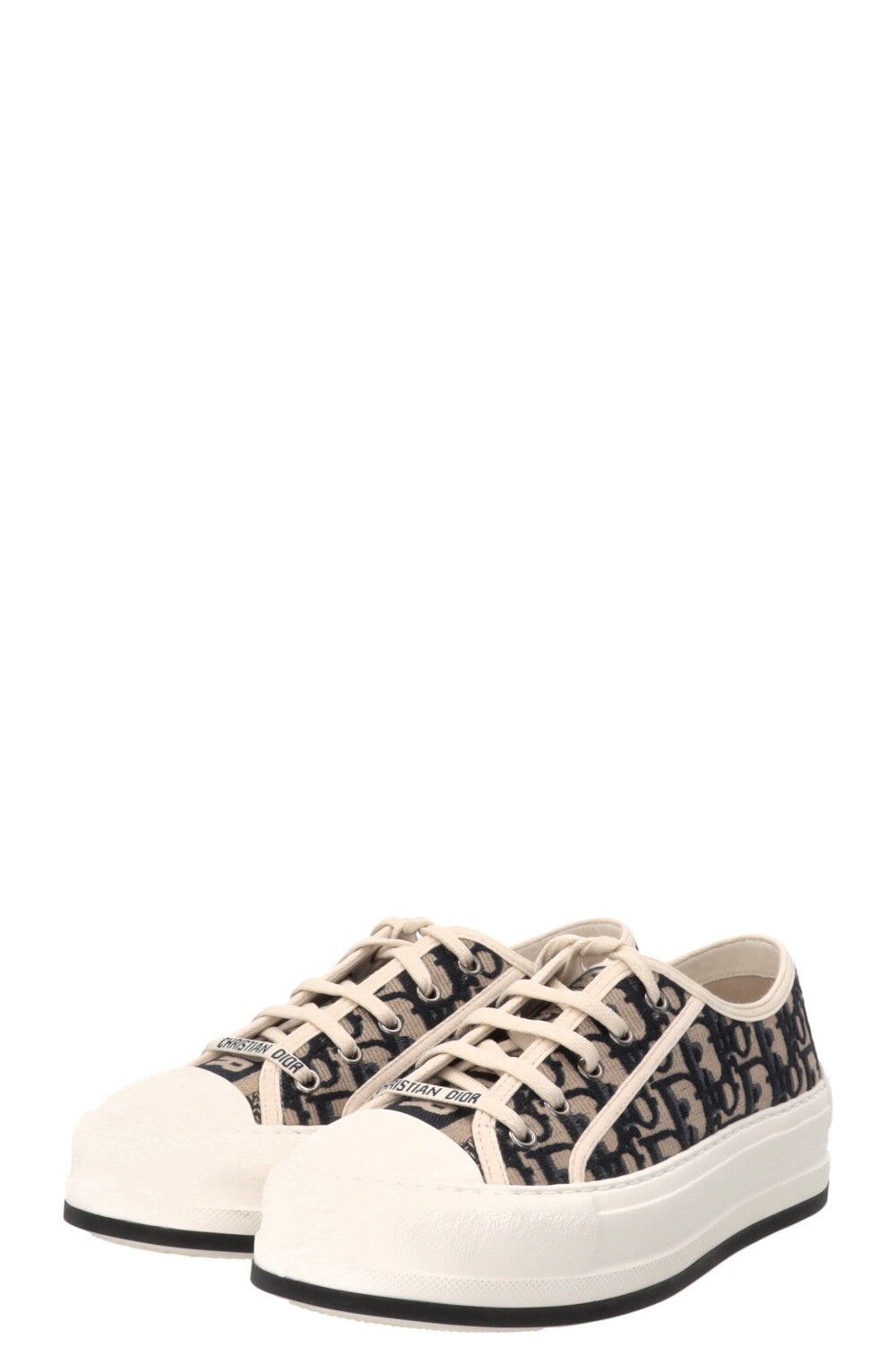 CHRISTIAN DIOR Walk'n Dior Platform Sneakers Oblique Canvas