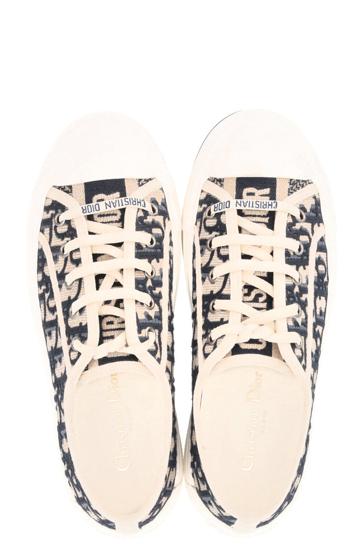 CHRISTIAN DIOR Walk'n Dior Platform Sneakers Oblique Canvas