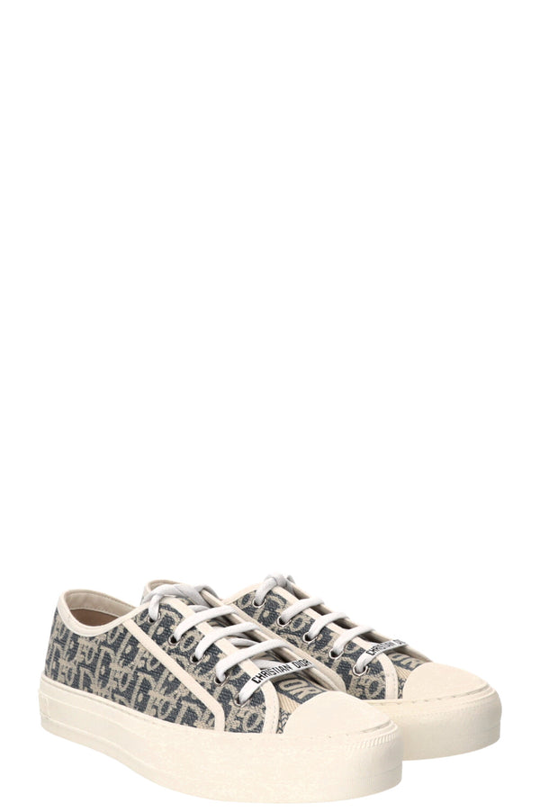 CHRISTIAN DIOR Baskets Walk'n Dior Oblique Bleu Blanc
