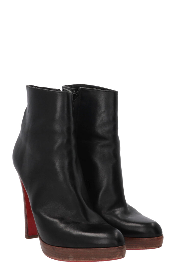 CHRISTIAN LOUBOUTIN Bottines Cuir Noir