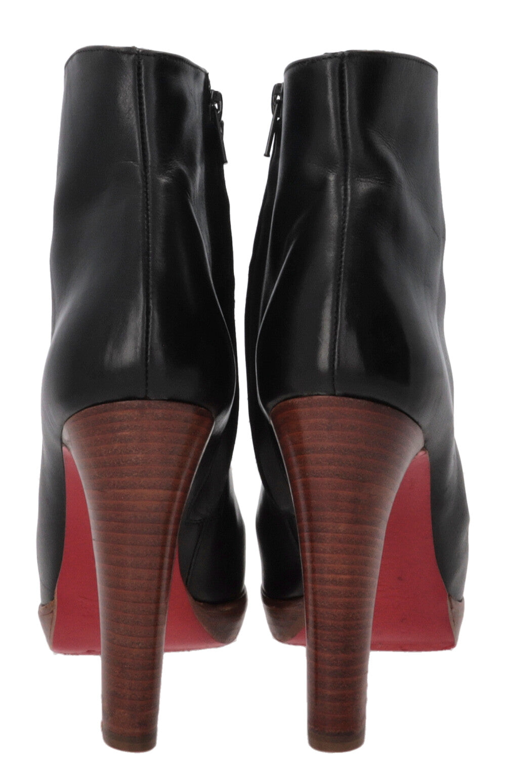 CHRISTIAN LOUBOUTIN Bottines Cuir Noir