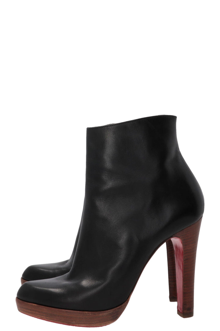CHRISTIAN LOUBOUTIN Bottines Cuir Noir