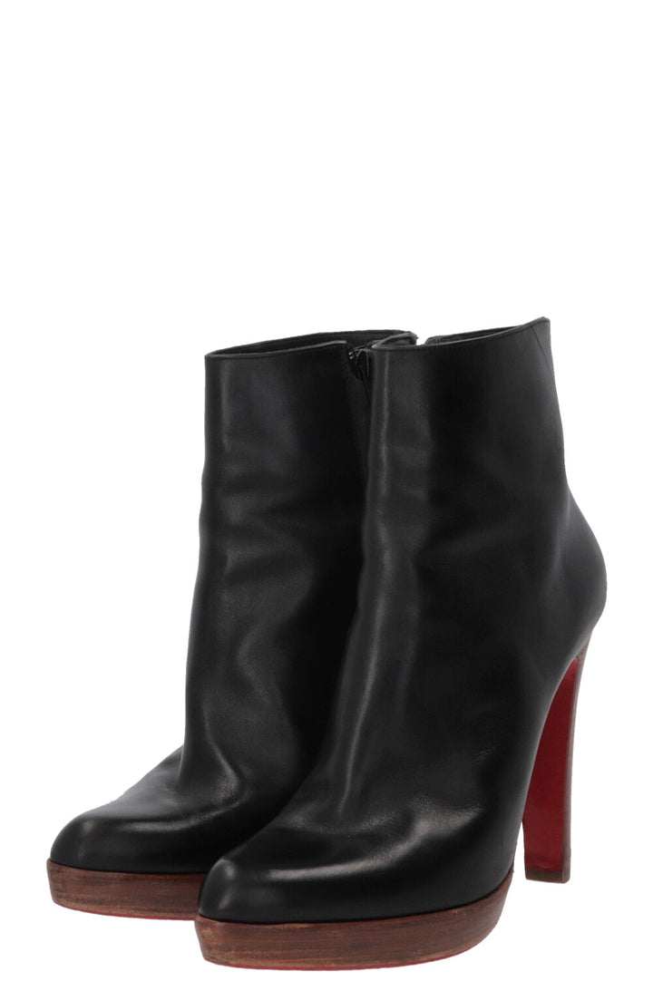CHRISTIAN LOUBOUTIN Bottines Cuir Noir