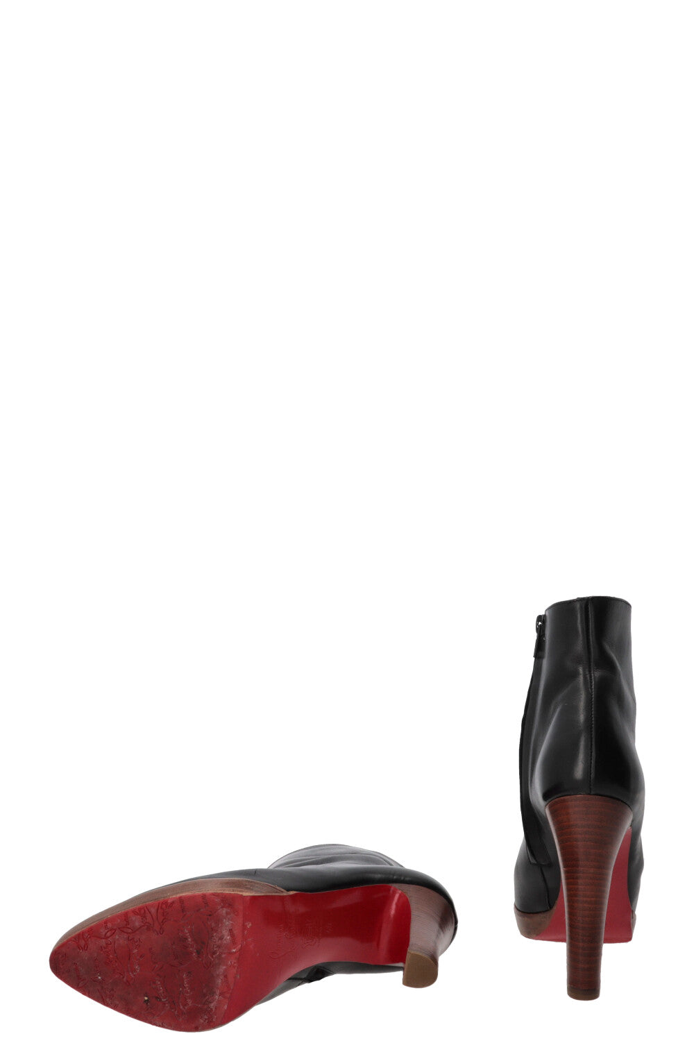 CHRISTIAN LOUBOUTIN Bottines Cuir Noir