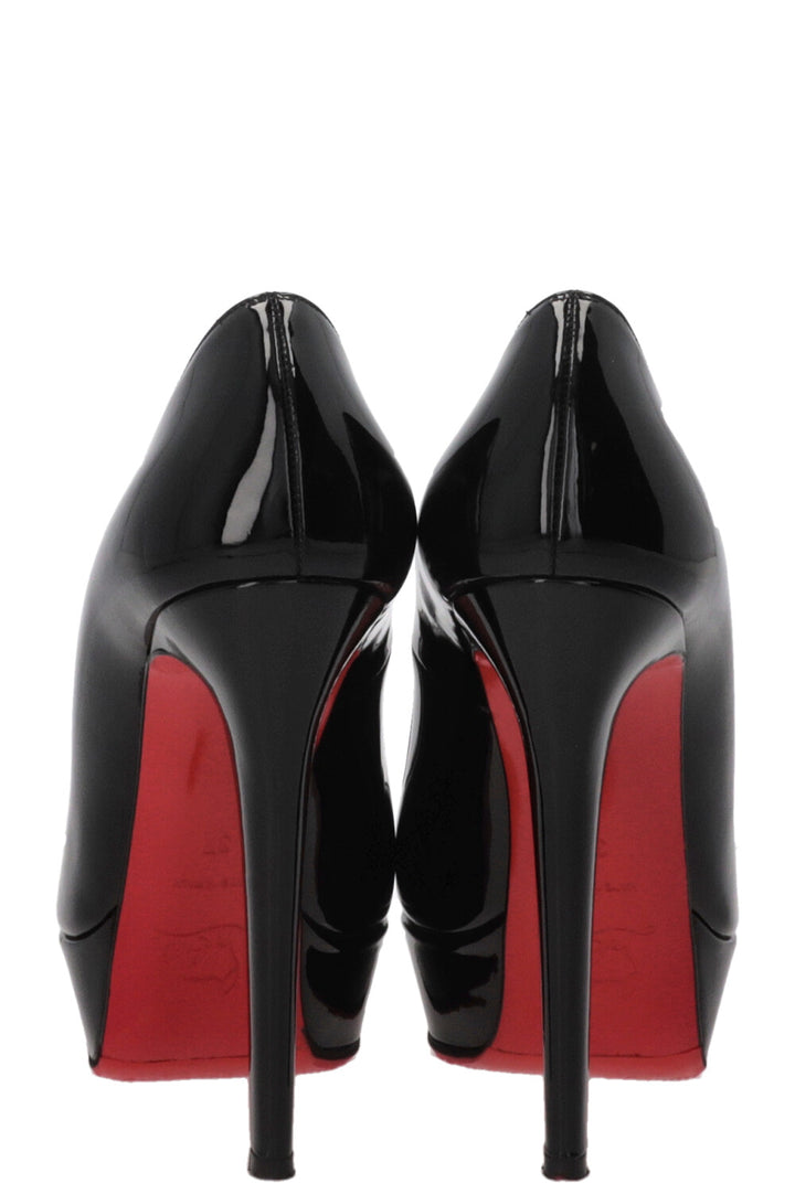 CHRISTIAN LOUBOUTIN Bianca 140 Platform Pumps Patent Black