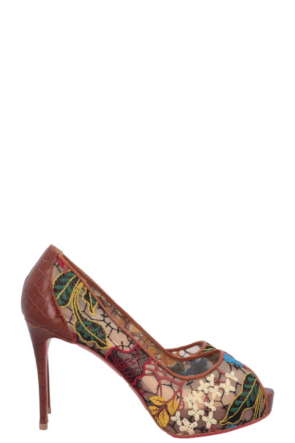 louboutin escarpin multicolore