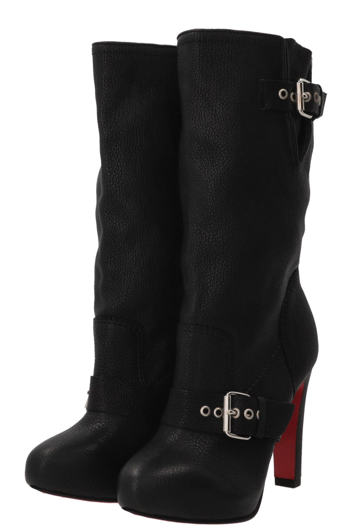 CHRISTIAN LOUBOUTIN Flanavec 120 Boots Black
