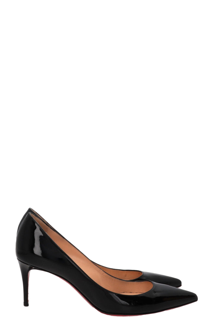 CHRISTIAN LOUBOUTIN Escarpins Kate 70 en cuir verni noir