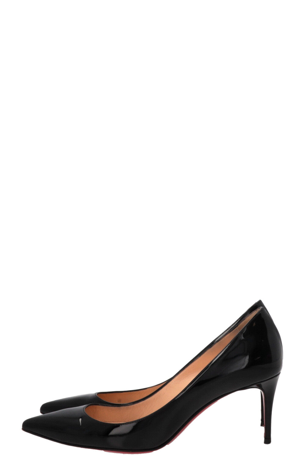 CHRISTIAN LOUBOUTIN Escarpins Kate 70 en cuir verni noir