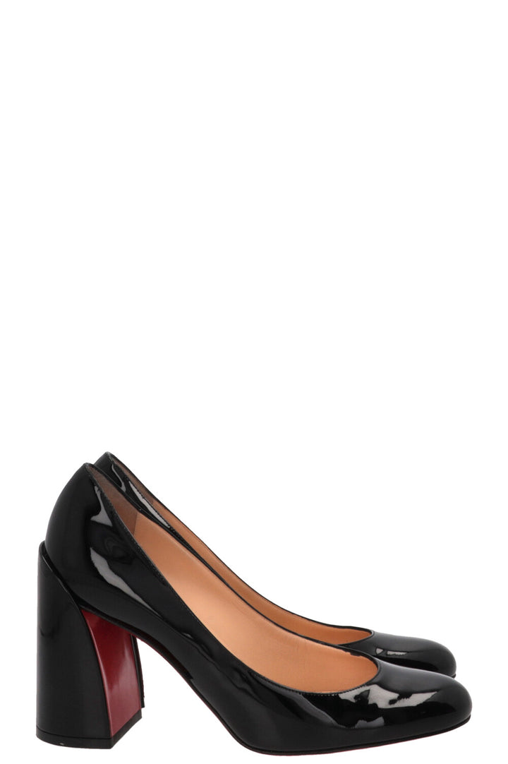 CHRISTIAN LOUBOUTIN Miss Sabina Patent Leather Pumps Black