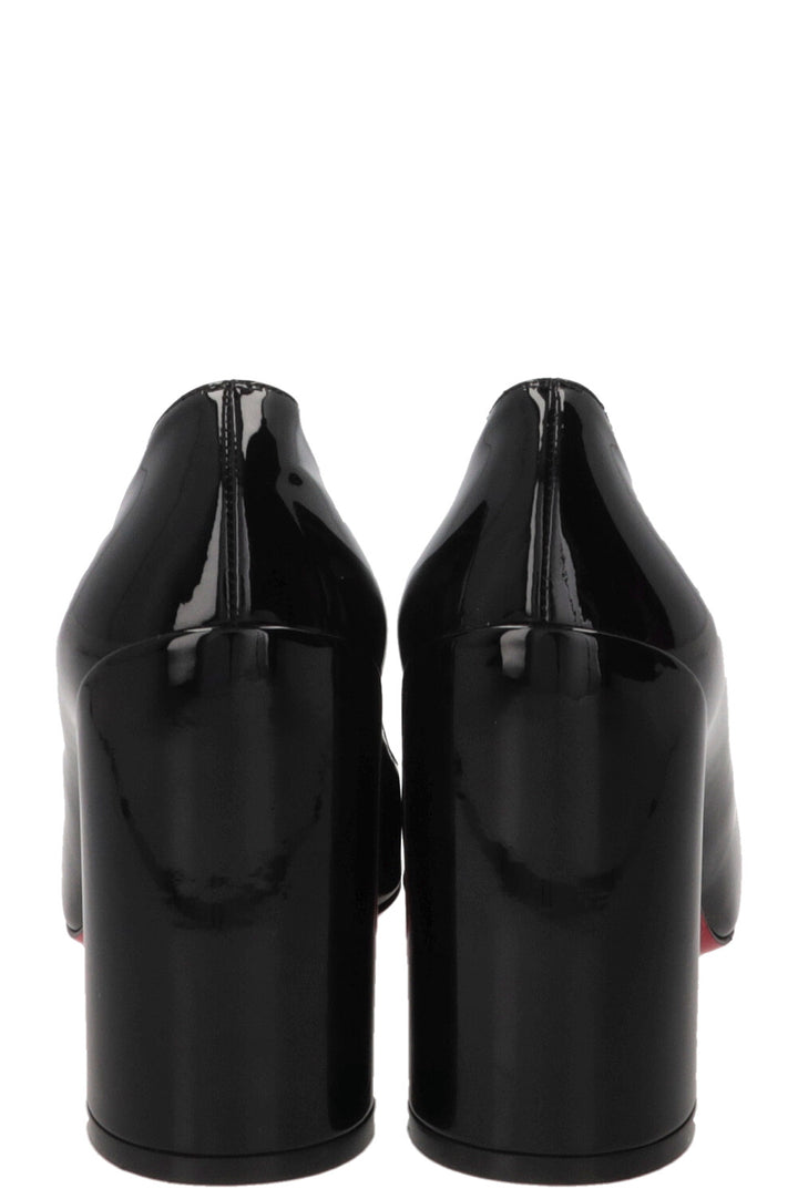 CHRISTIAN LOUBOUTIN Miss Sabina Patent Leather Pumps Black