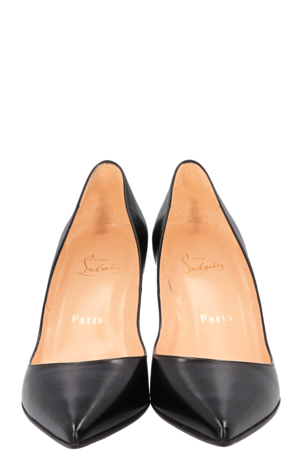 CHRISTIAN LOUBOUTIN New Decoltissimmo 85 Escarpins Cuir Noir
