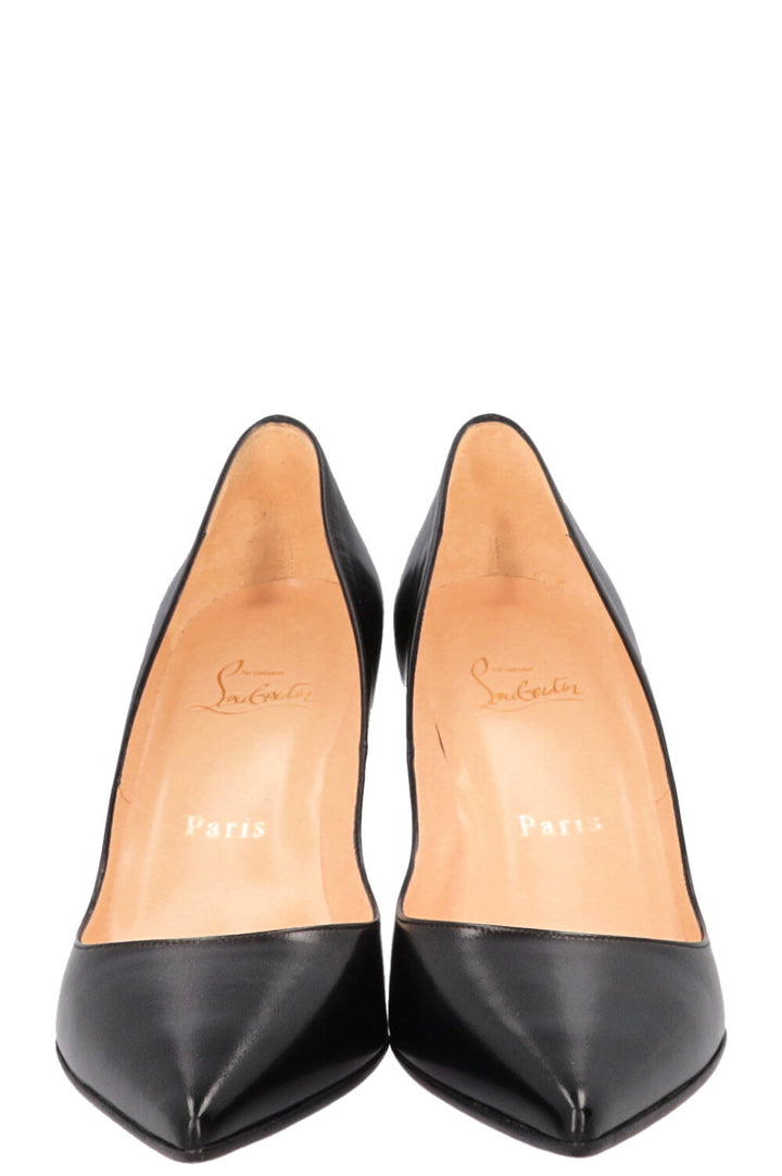 CHRISTIAN LOUBOUTIN New Decoltissimmo 85 Escarpins Cuir Noir