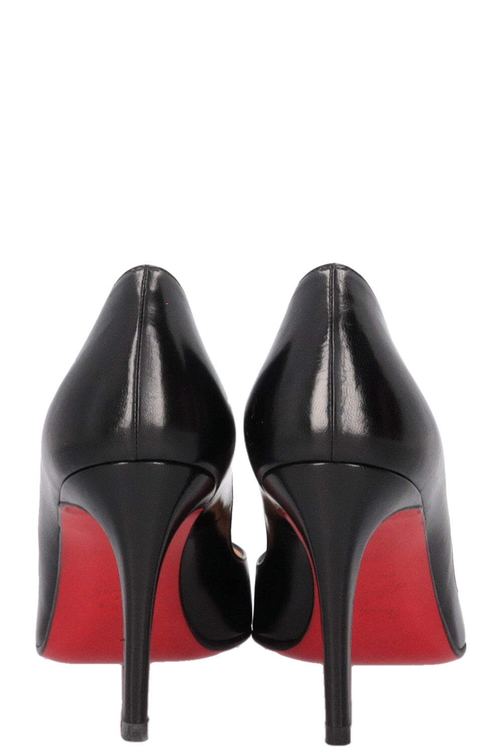 CHRISTIAN LOUBOUTIN New Decoltissimmo 85 Escarpins Cuir Noir