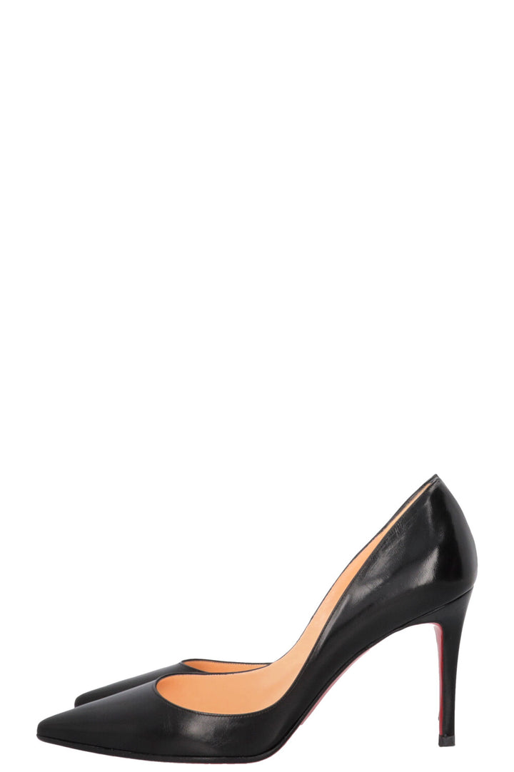 CHRISTIAN LOUBOUTIN New Decoltissimmo 85 Escarpins Cuir Noir