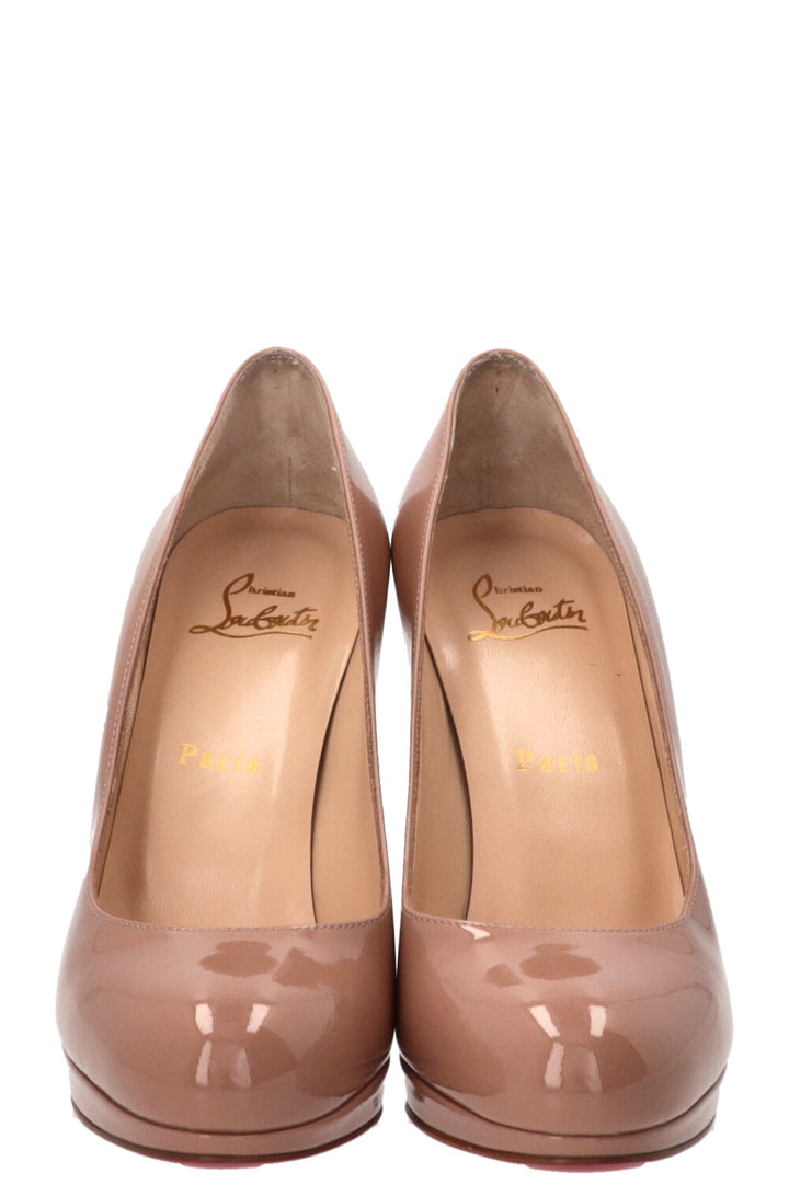 CHRISTIAN LOUBOUTIN New Simple Pump 120 Patent Nude