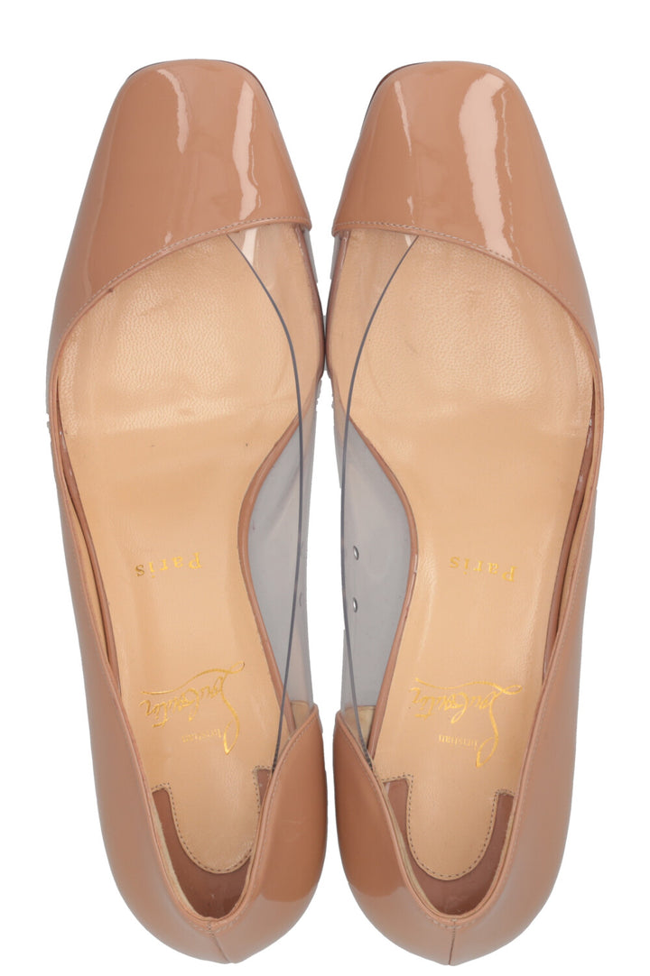 CHRISTIAN LOUBOUTIN Pumps Patent  Beige