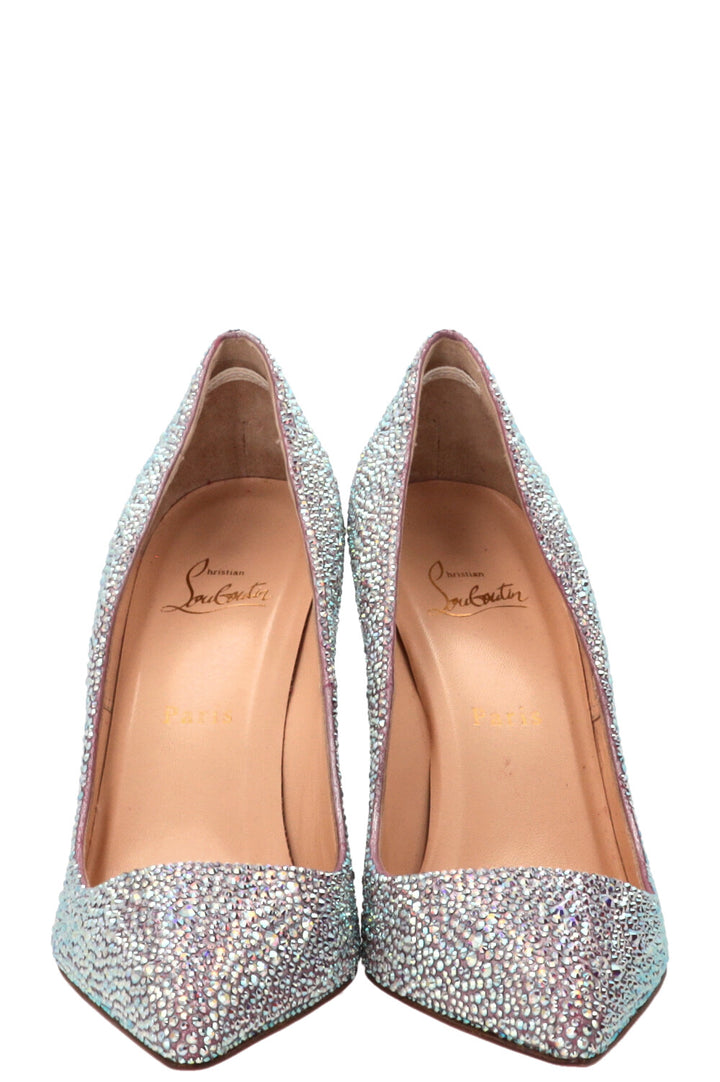 CHRISTIAN LOUBOUTIN Escarpins So Kate 100 à cristaux violets