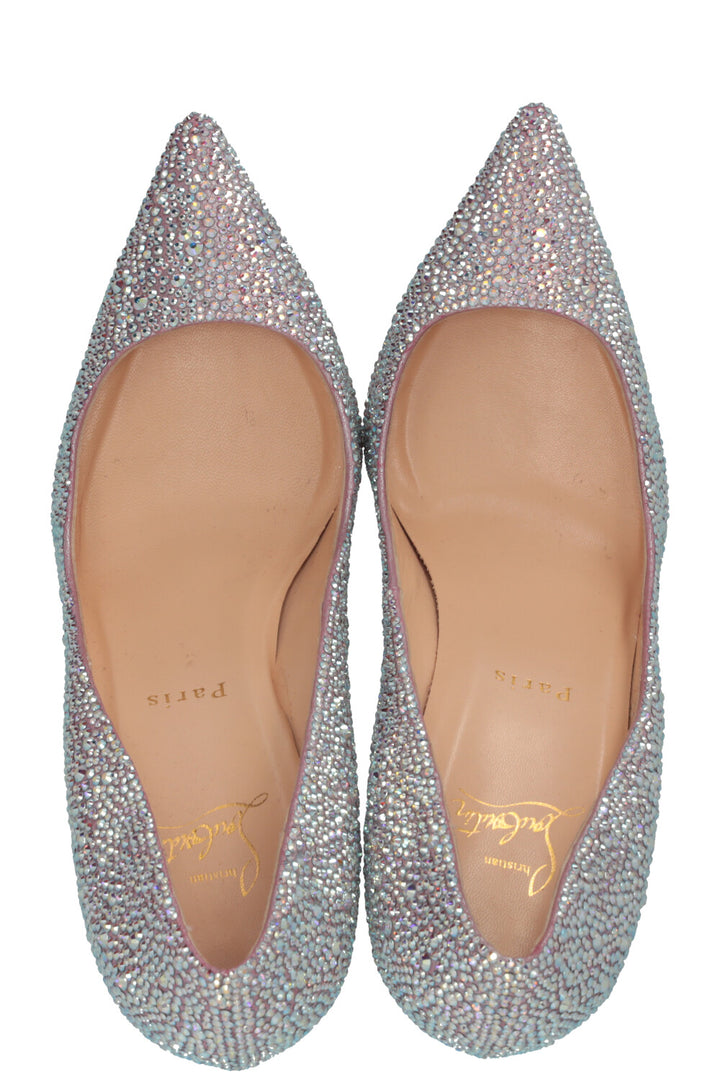 CHRISTIAN LOUBOUTIN Escarpins So Kate 100 à cristaux violets