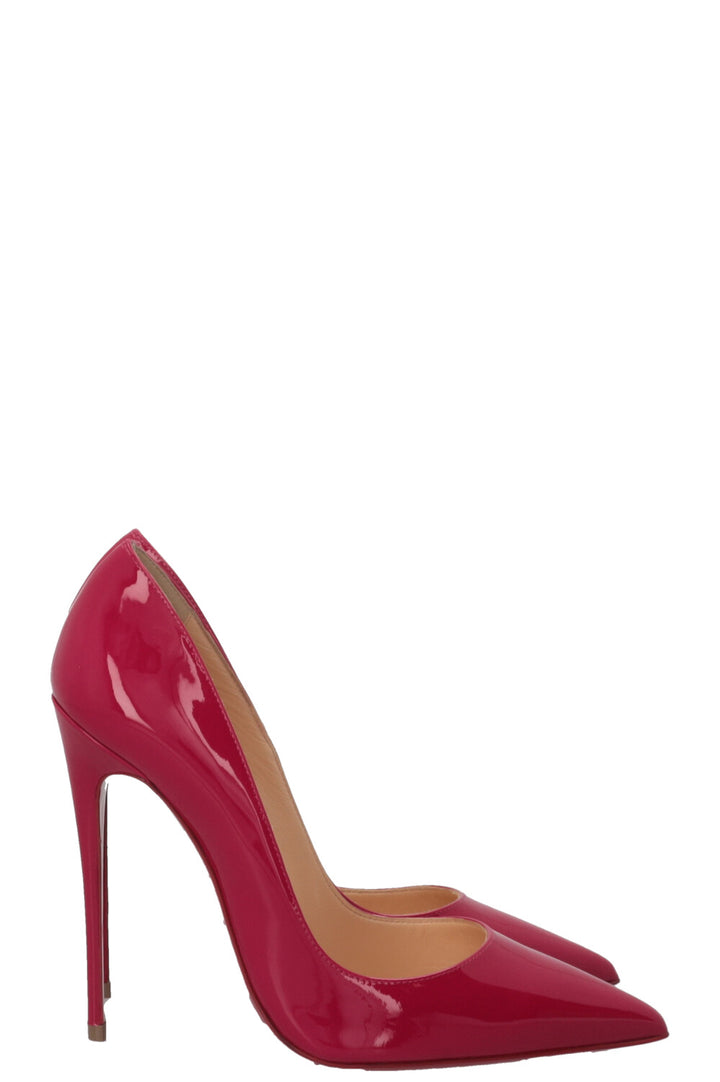 CHRISTIAN LOUBOUTIN So Kate 120 Patent Ultra Rose