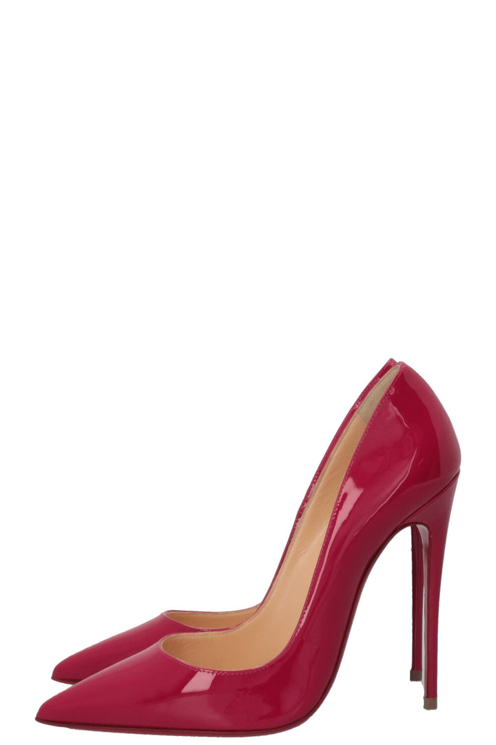 CHRISTIAN LOUBOUTIN So Kate 120 Patent Ultra Rose