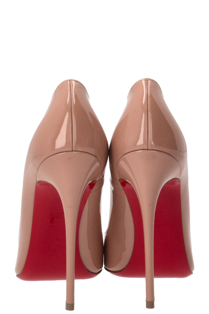 CHRISTIAN LOUBOUTIN Escarpins So Kate 120 Cuir Verni Nude