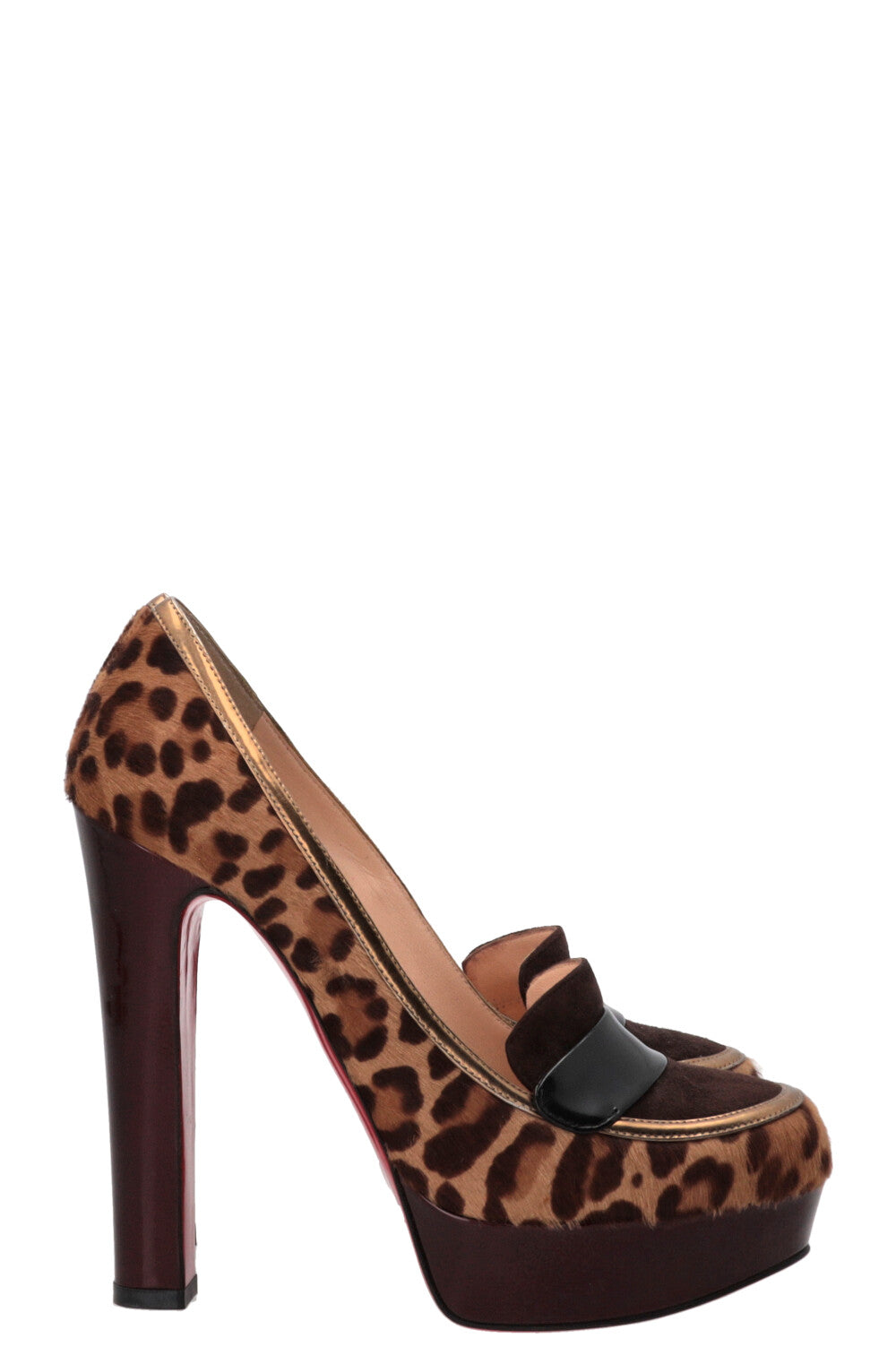 CHRISTIAN LOUBOUTIN Trotitella Platform Loafer Pumps Multicolor