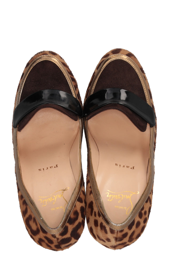 CHRISTIAN LOUBOUTIN Trotitella Platform Loafer Pumps Multicolor