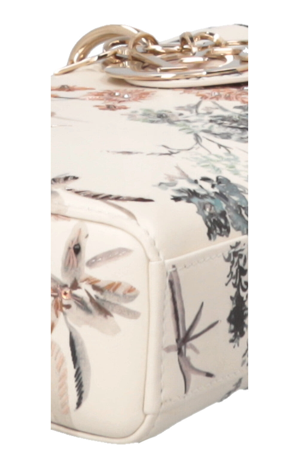 CHRISTIAN DIOR 2025 Lady D-Joy Millefiori Medium Embroidered Leather White