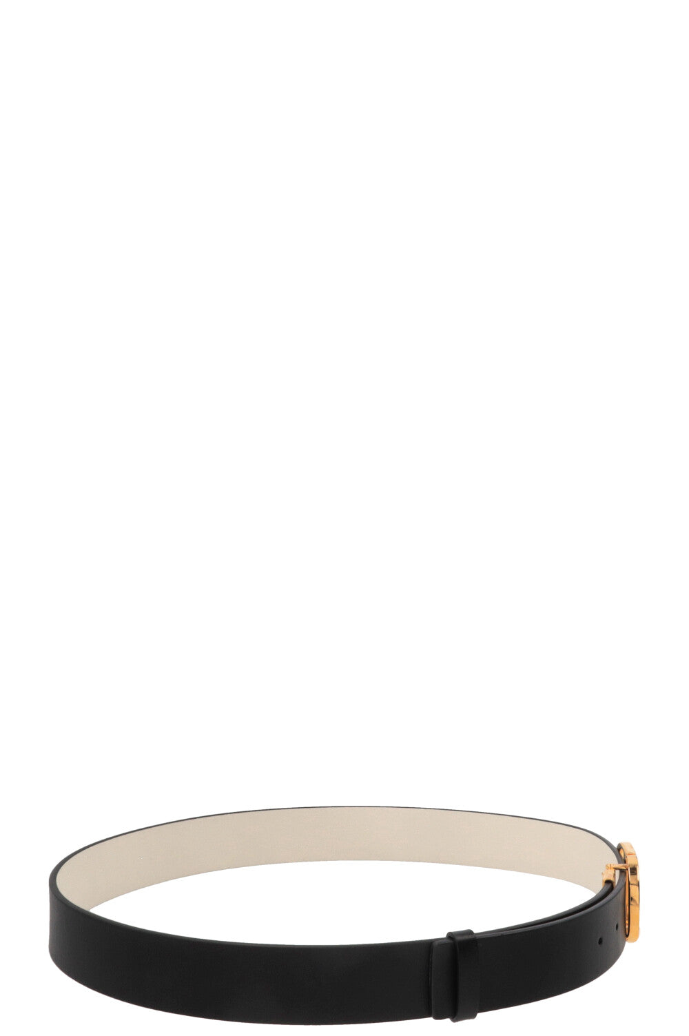 Ceinture réversible CHRISTIAN DIOR 30 Montaigne en cuir noir