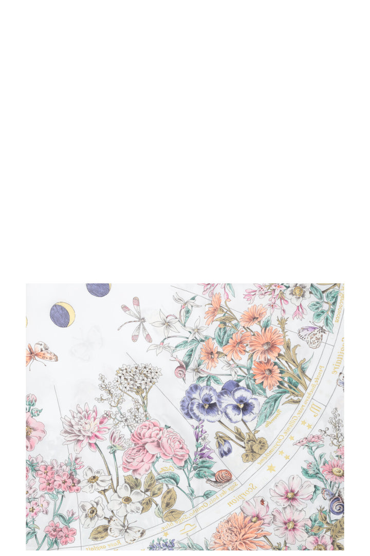 CHRISTIAN DIOR Astral 90 Floral White Square
