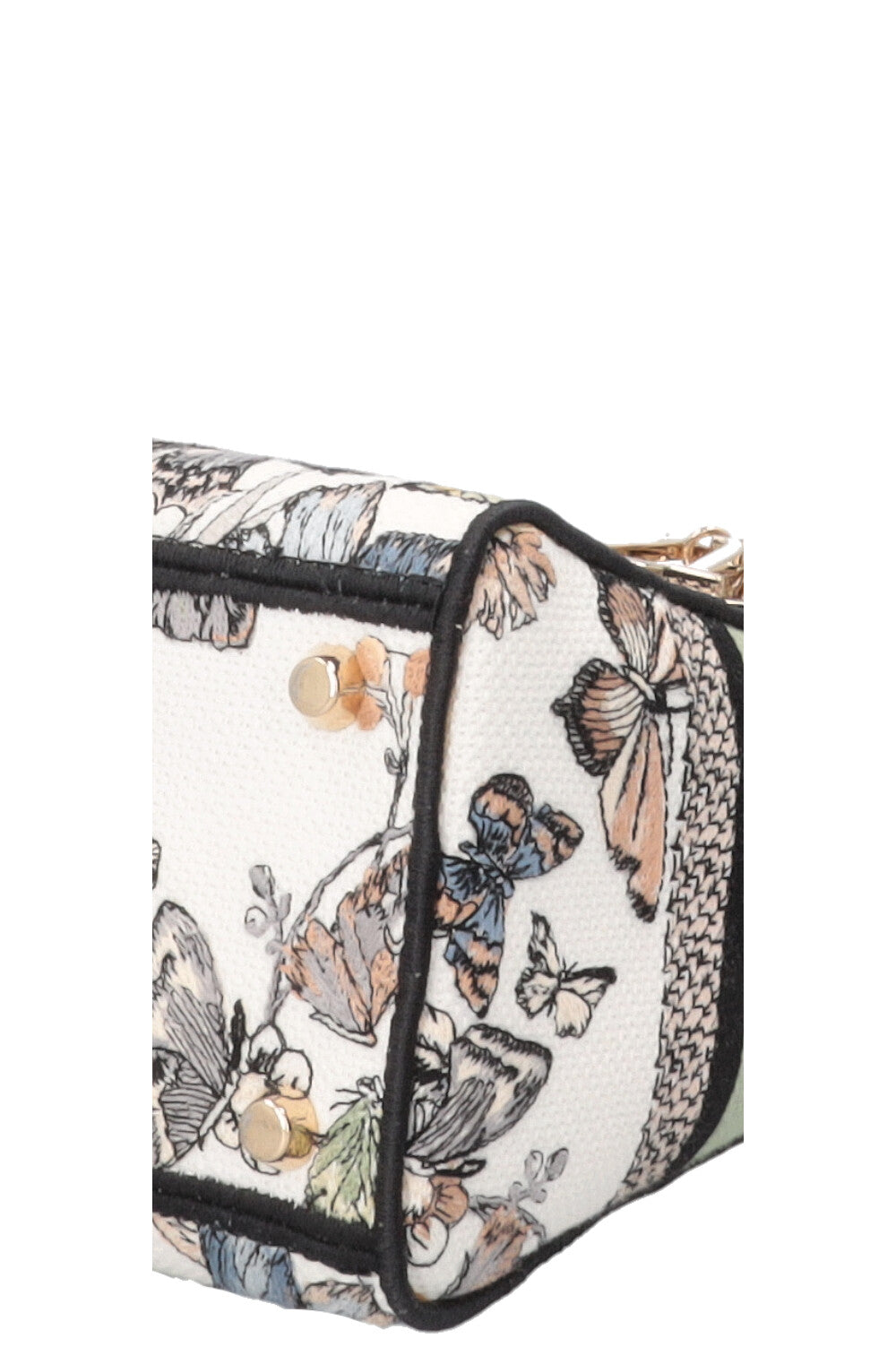 CHRISTIAN DIOR Lady Dior D-Lite Medium Toile de Jouy Mexico White