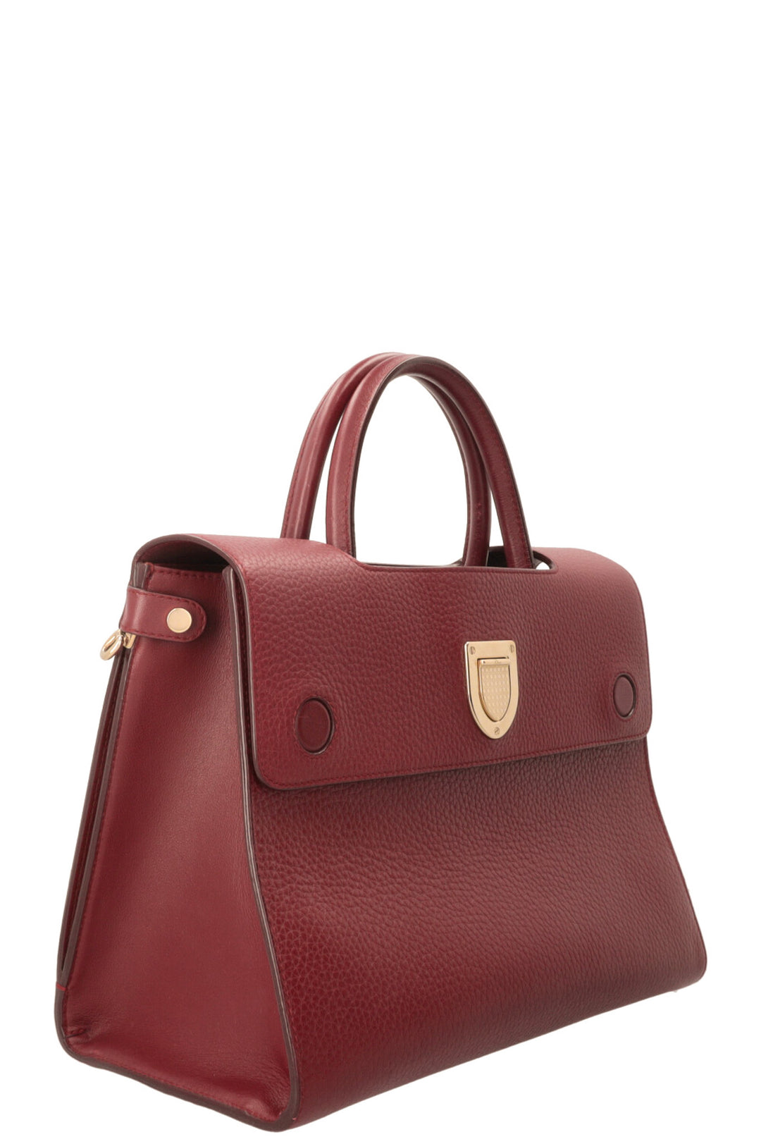 CHRISTIAN DIOR Medium Diorever Tote Bag Burgundy