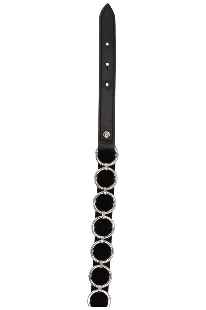 CHRISTIAN DIOR Vintage Romantique Ceinture Chaîne Velours Noir