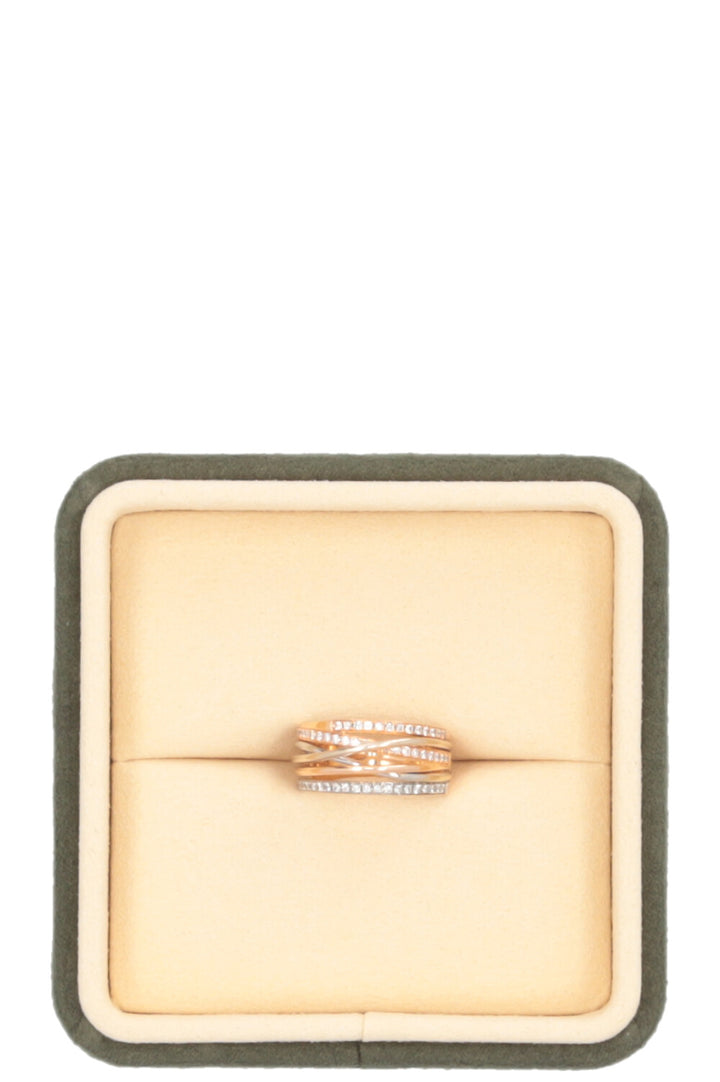 CHRIST Ring Bicolor 750 Rosegold Diamonds