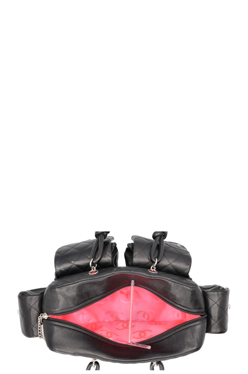 CHANEL Cambon Multipocket Reporter Bag Black