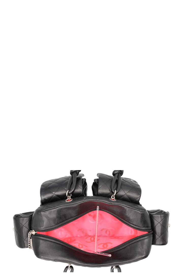 CHANEL Cambon Multipocket Reporter Bag Black
