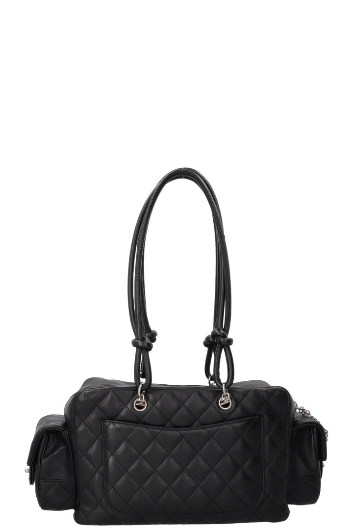 CHANEL Cambon Multipocket Reporter Bag Black