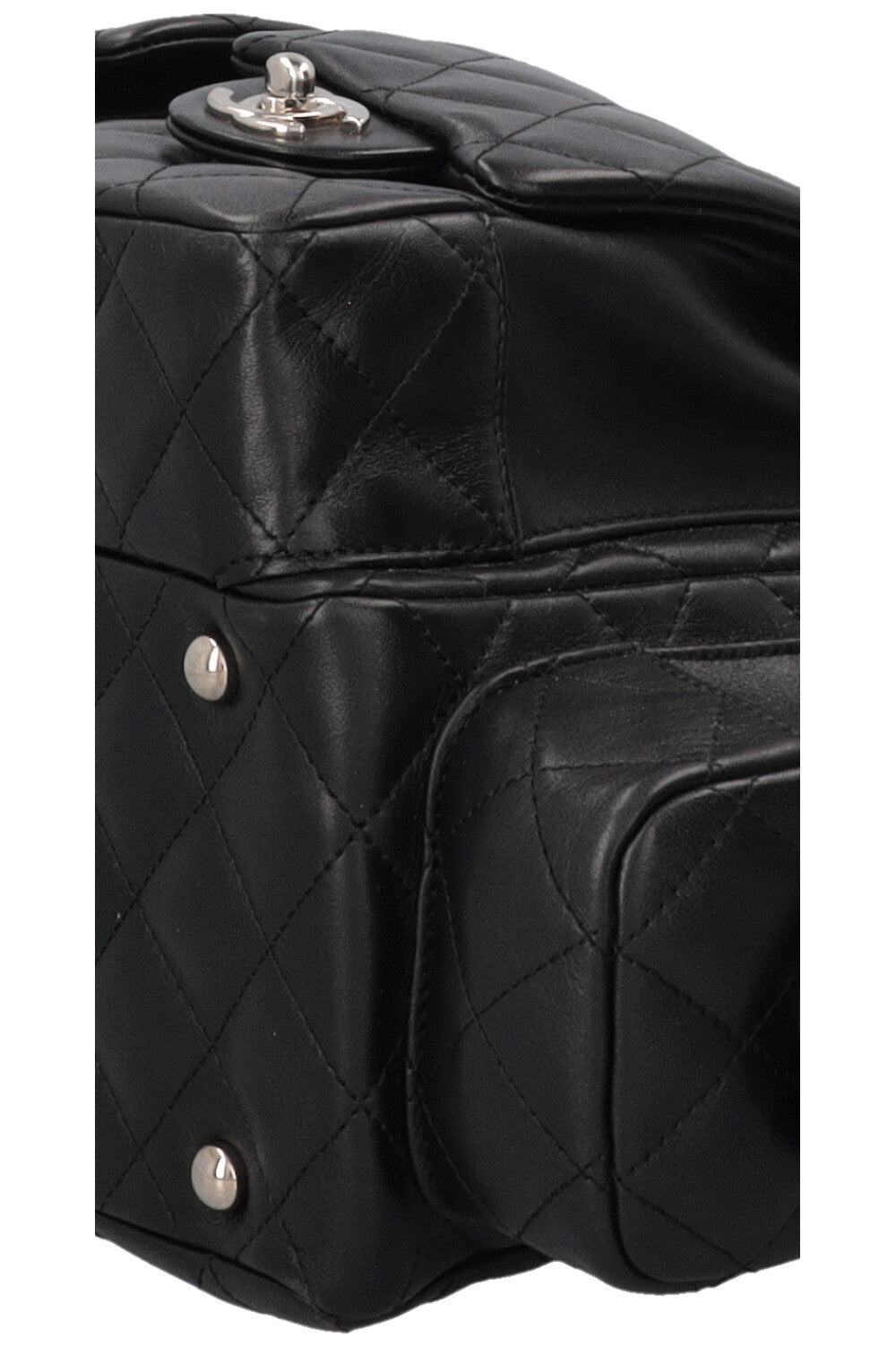 CHANEL Cambon Multipocket Reporter Bag Black