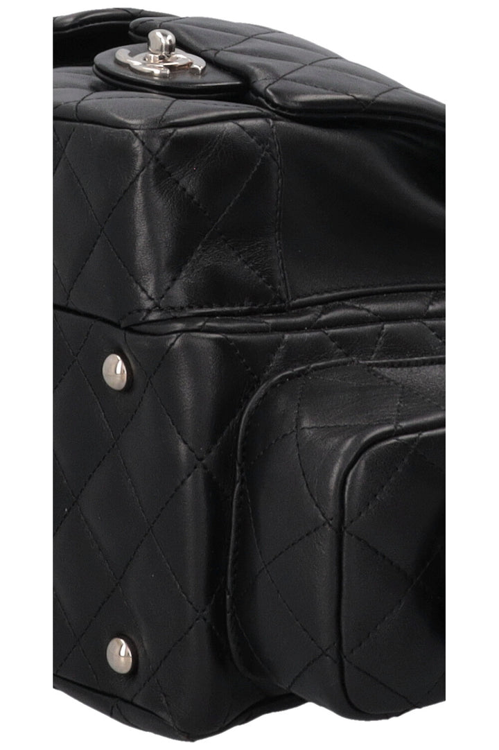 CHANEL Cambon Multipocket Reporter Bag Black
