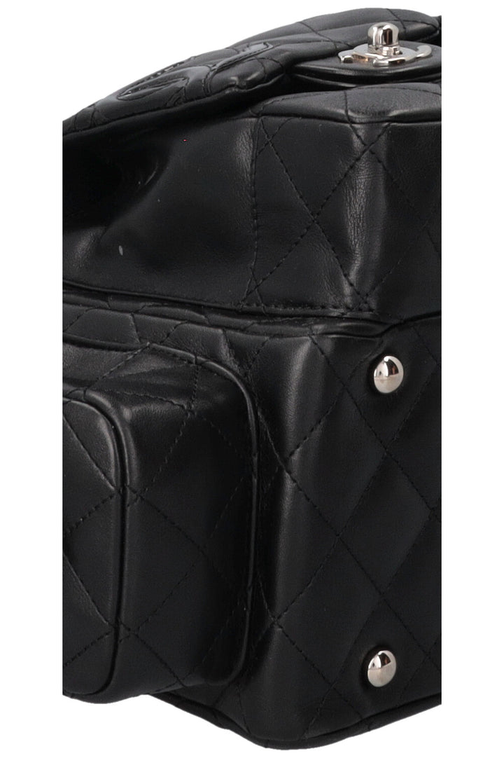 CHANEL Cambon Multipocket Reporter Bag Black